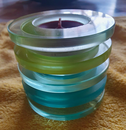 Teelichthalter aus glas - teelichthalter,