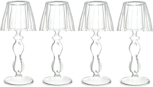 4er set teelichthalter - 4er, glas