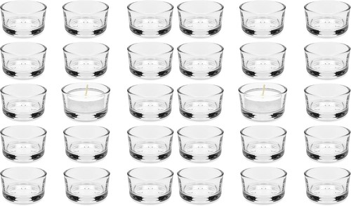 Teelichtgläser glas 5cm - glas, 4,5cm