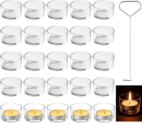 25st klare teelichtgläser - 25st,
