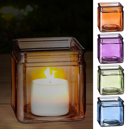 Windlicht farben 10x10x10 - farben,