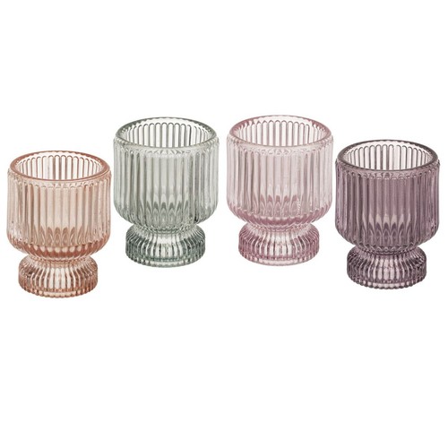 Kerzenhalter aus glas 2in1 - aus,