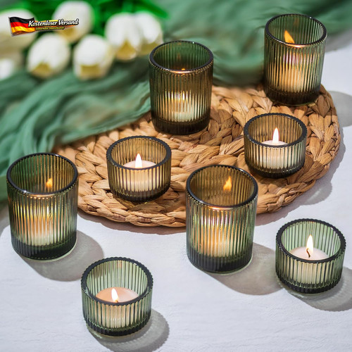 Teelichtgläser set für - set,