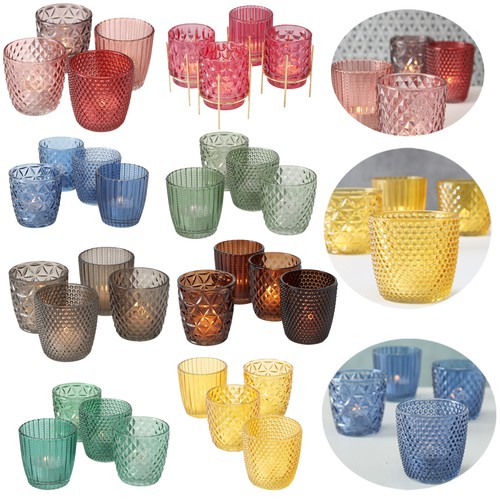 Glas vintage teelichthalter - glas,