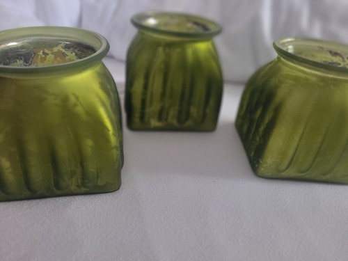 Glas teelichthalter 3stück - glas,