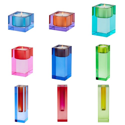 Vase kerzenständer bunt - vase,