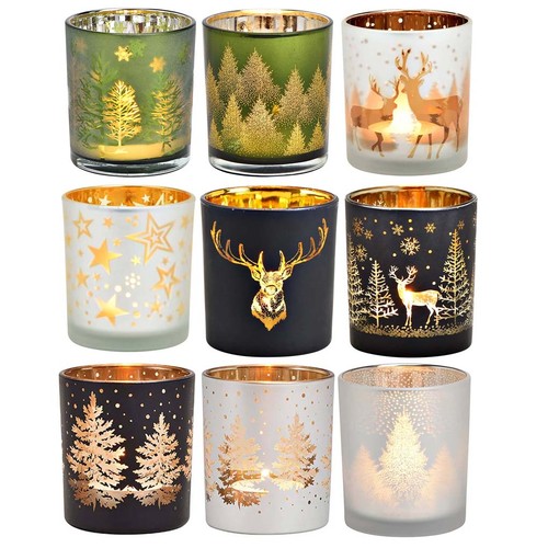 Teelichtglas weihnachten - teelichtglas,
