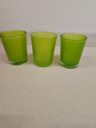 Teelicht gläser grün - gläser, 3