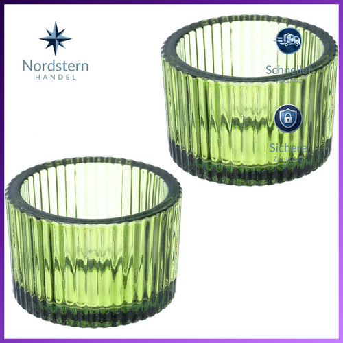 Teelichthalter stück glas - teelichthalter,