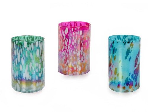 Glas windlicht hxø - glas,